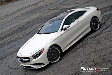2015 Mercedes S63 Coupe on 22in Lexani LF722 Wheels