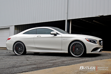 2015 Mercedes S63 Coupe on 22in Lexani LF722 Wheels