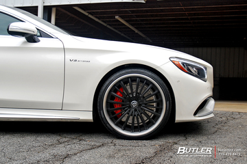 2015 Mercedes S63 Coupe on 22in Lexani LF722 Wheels