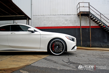 2015 Mercedes S63 Coupe on 22in Lexani LF722 Wheels