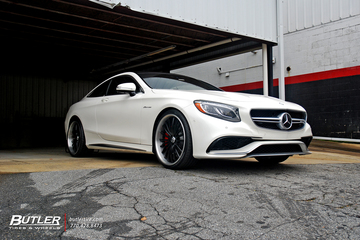 2015 Mercedes S63 Coupe on 22in Lexani LF722 Wheels
