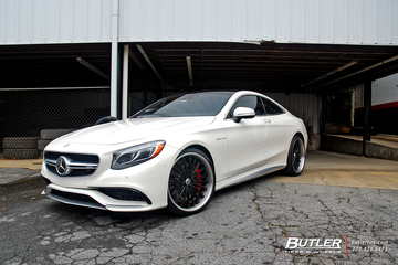 2015 Mercedes S63 Coupe on 22in Lexani LF722 Wheels