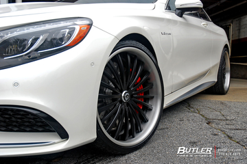 2015 Mercedes S63 Coupe on 22in Lexani LF722 Wheels