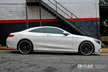 2015 Mercedes S63 Coupe on 22in Lexani LF722 Wheels