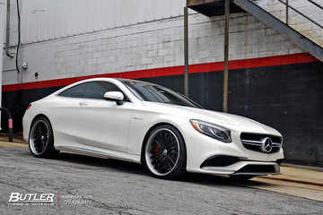 2015 Mercedes S63 Coupe on 22in Lexani LF722 Wheels