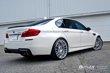 BMW M5 on Custom 21in Savini SV61d Wheels