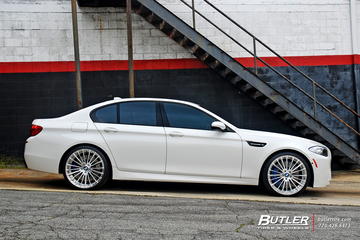 BMW M5 on Custom 21in Savini SV61d Wheels