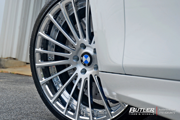 BMW M5 on Custom 21in Savini SV61d Wheels