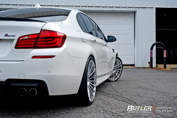 BMW M5 on Custom 21in Savini SV61d Wheels