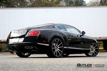 Bentley GT V8 S on 22in Savini BM12 Wheels