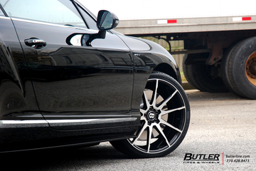 Bentley GT V8 S on 22in Savini BM12 Wheels