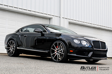 Bentley GT V8 S on 22in Savini BM12 Wheels