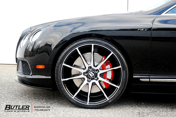 Bentley GT V8 S on 22in Savini BM12 Wheels