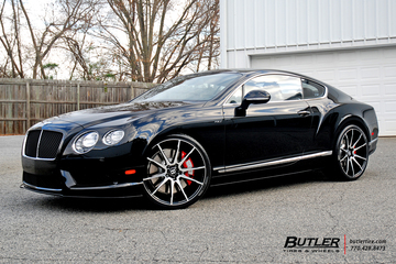 Bentley GT V8 S on 22in Savini BM12 Wheels