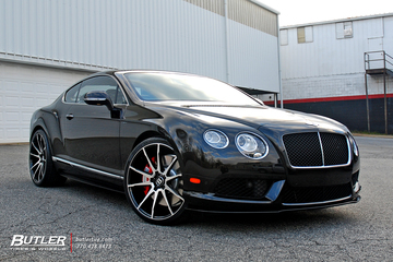 Bentley GT V8 S on 22in Savini BM12 Wheels