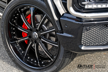 Mercedes G63 AMG Wagon on Custom 24in Lexani LF707 Wheels