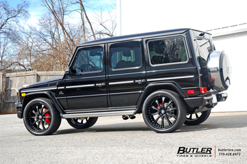 Mercedes G63 AMG Wagon on Custom 24in Lexani LF707 Wheels