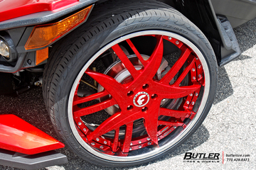 Polaris Slingshot on Custom 24in Forgiato Decimo-L Wheels