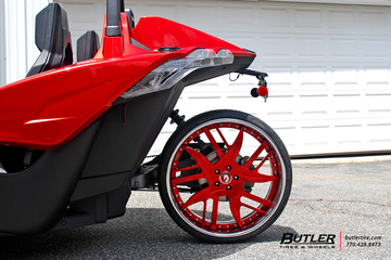 Polaris Slingshot on Custom 24in Forgiato Decimo-L Wheels