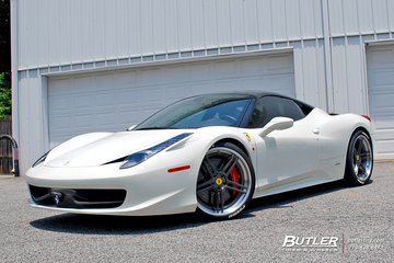 Ferrari 458 Italia on Custom 21in Avant Garde AGL15 Wheels