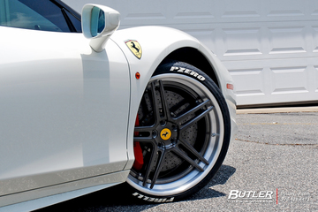 Ferrari 458 Italia on Custom 21in Avant Garde AGL15 Wheels