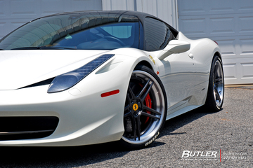 Ferrari 458 Italia on Custom 21in Avant Garde AGL15 Wheels