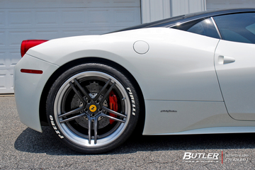 Ferrari 458 Italia on Custom 21in Avant Garde AGL15 Wheels