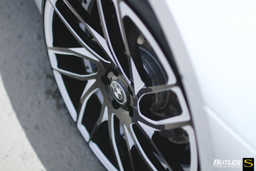 BMW i8 on Custom Painted Savini SV62d Wheels