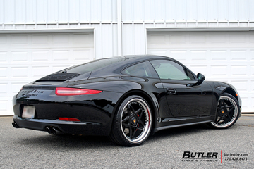 Porsche 911 Carrera GTS on custom 21in Center Lock Avant Garde F132 Wheels