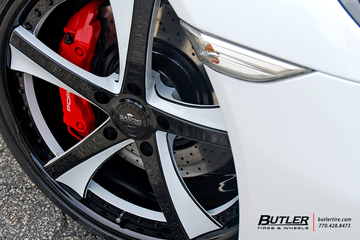 Porsche 991 911 Turbo Cab on 21in Savini SV29 Wheels