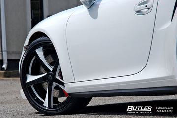 Porsche 991 911 Turbo Cab on 21in Savini SV29 Wheels