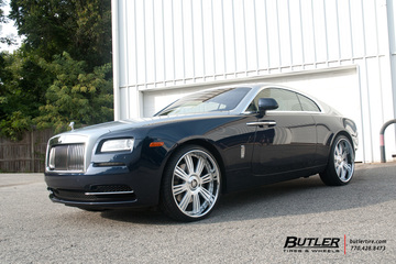 Rolls Royce Wraith on 24in Lexani Forged LF755 Wheels