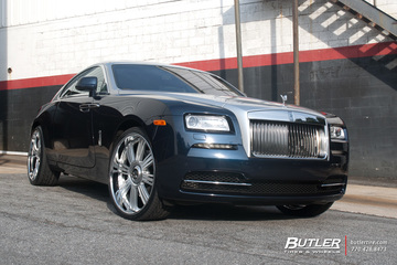 Rolls Royce Wraith on 24in Lexani Forged LF755 Wheels