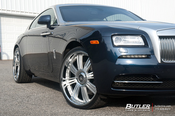 Rolls Royce Wraith on 24in Lexani Forged LF755 Wheels