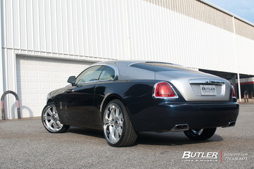 Rolls Royce Wraith on 24in Lexani Forged LF755 Wheels