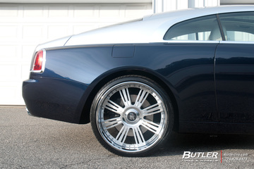Rolls Royce Wraith on 24in Lexani Forged LF755 Wheels