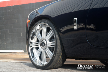 Rolls Royce Wraith on 24in Lexani Forged LF755 Wheels