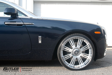 Rolls Royce Wraith on 24in Lexani Forged LF755 Wheels
