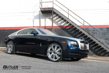 Rolls Royce Wraith on 24in Lexani Forged LF755 Wheels