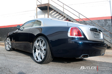 Rolls Royce Wraith on 24in Lexani Forged LF755 Wheels