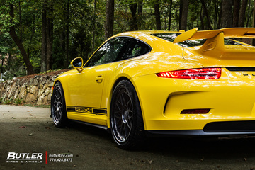 Porsche 911 GT3 on 20in HRE Classic 300 Wheels