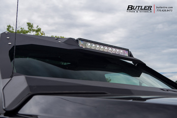 #40sNOLIFT Ford F350 Super Duty on 24in Grid Off-Road GF7 Wheels