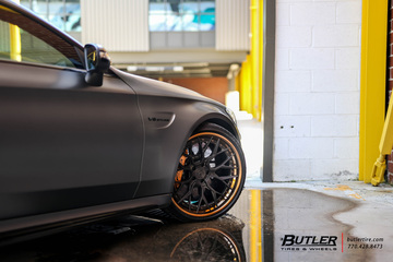 Monster Mercedes C63S AMG Coupe Edition 1 on AG Luxury AGL43 Wheels