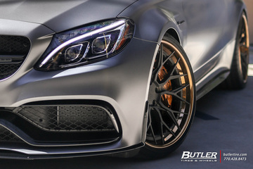 Monster Mercedes C63S AMG Coupe Edition 1 on AG Luxury AGL43 Wheels