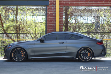 Monster Mercedes C63S AMG Coupe Edition 1 on AG Luxury AGL43 Wheels