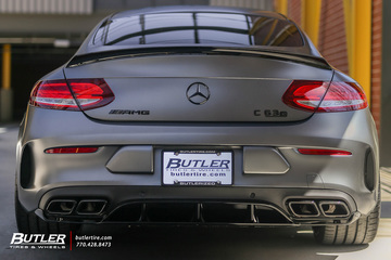 Monster Mercedes C63S AMG Coupe Edition 1 on AG Luxury AGL43 Wheels