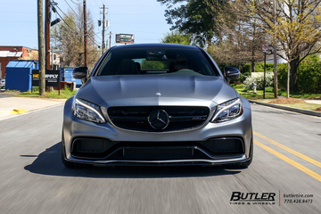 Monster Mercedes C63S AMG Coupe Edition 1 on AG Luxury AGL43 Wheels