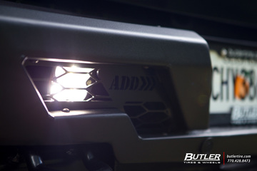 Lifted 2018 Ford Raptor with 22x12in Grid Off-Road GF2 Wheels and Toyo MT Tires