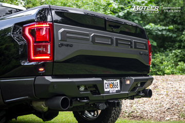 Lifted 2018 Ford Raptor with 22x12in Grid Off-Road GF2 Wheels and Toyo MT Tires