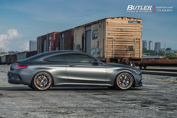 Edition 1 Mercedes C63s Coupe on custom Vossen S21-01 Wheels is anything but subtle